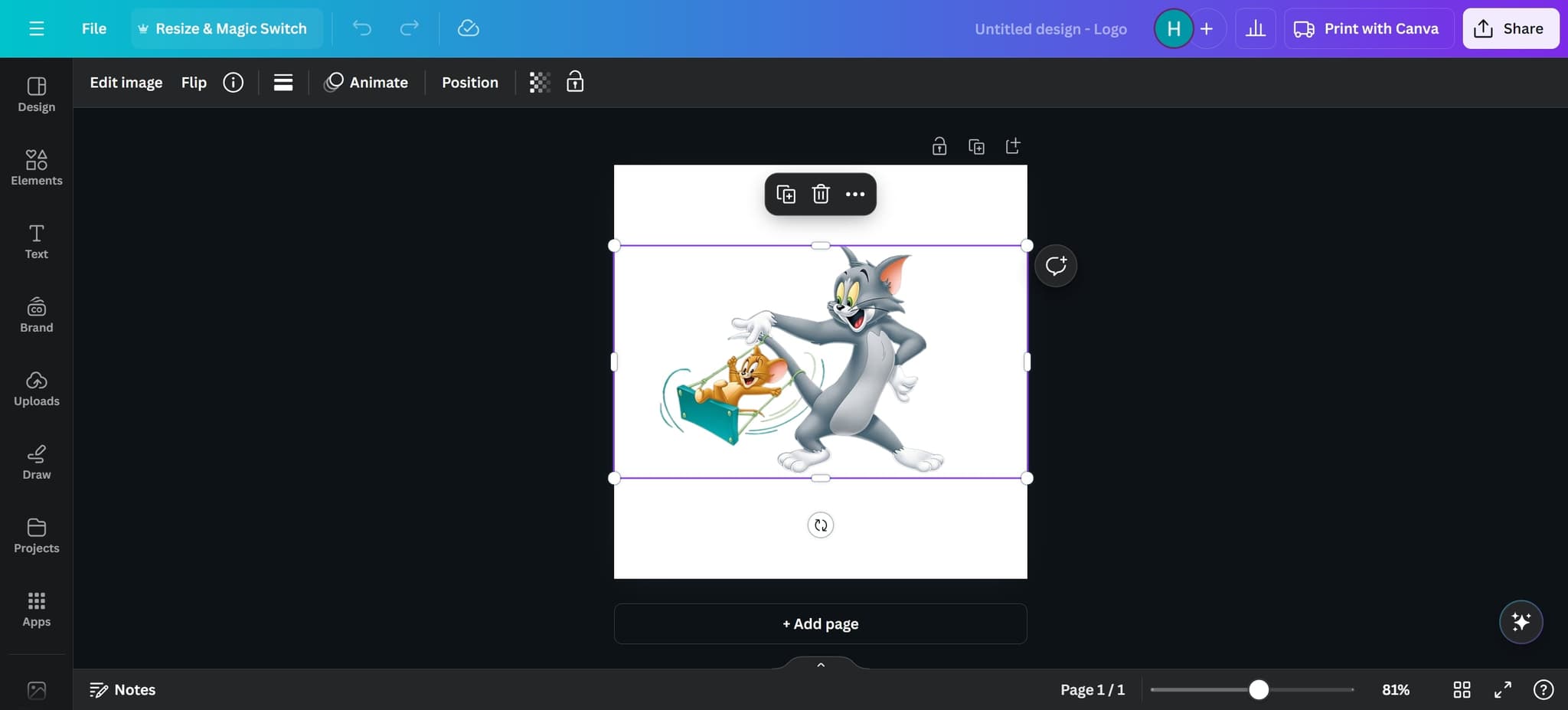 Open Resize & Magic Switch