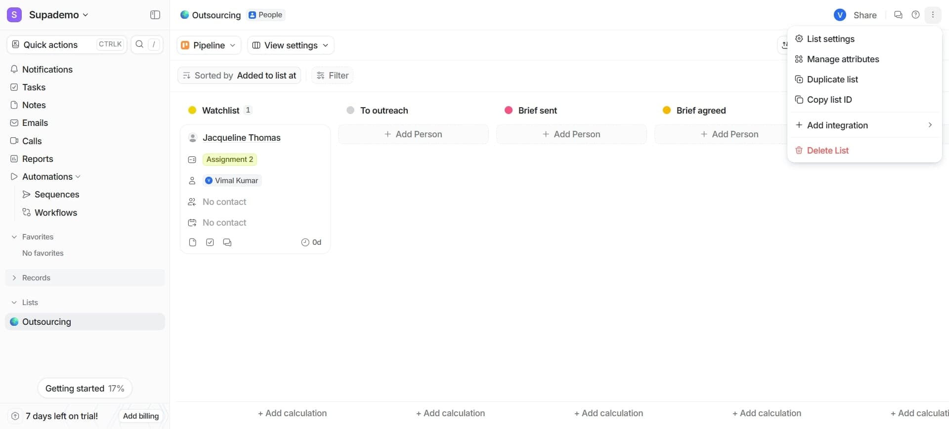 Monitor and update list settings regularly