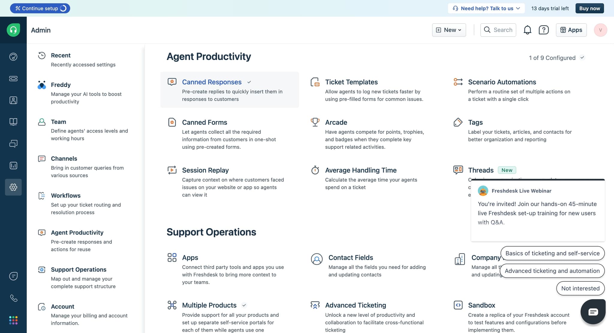 Set priority and review
