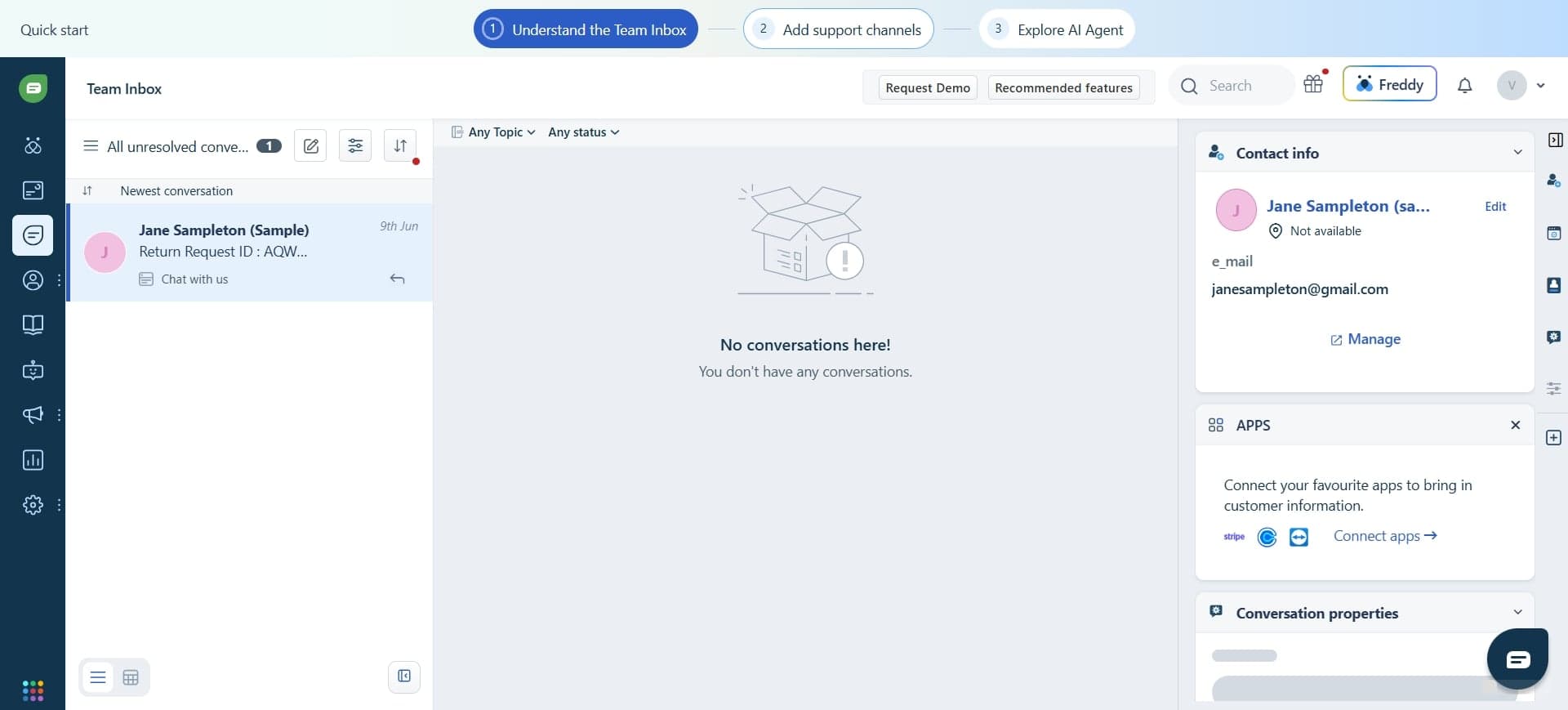 Configure response actions
