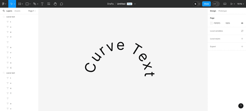 How to Curve Text in Figma | Step-by-Step