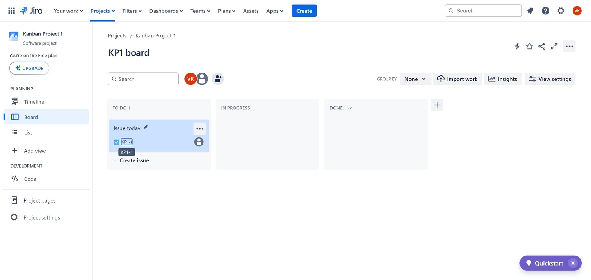 Select the ticket to clone