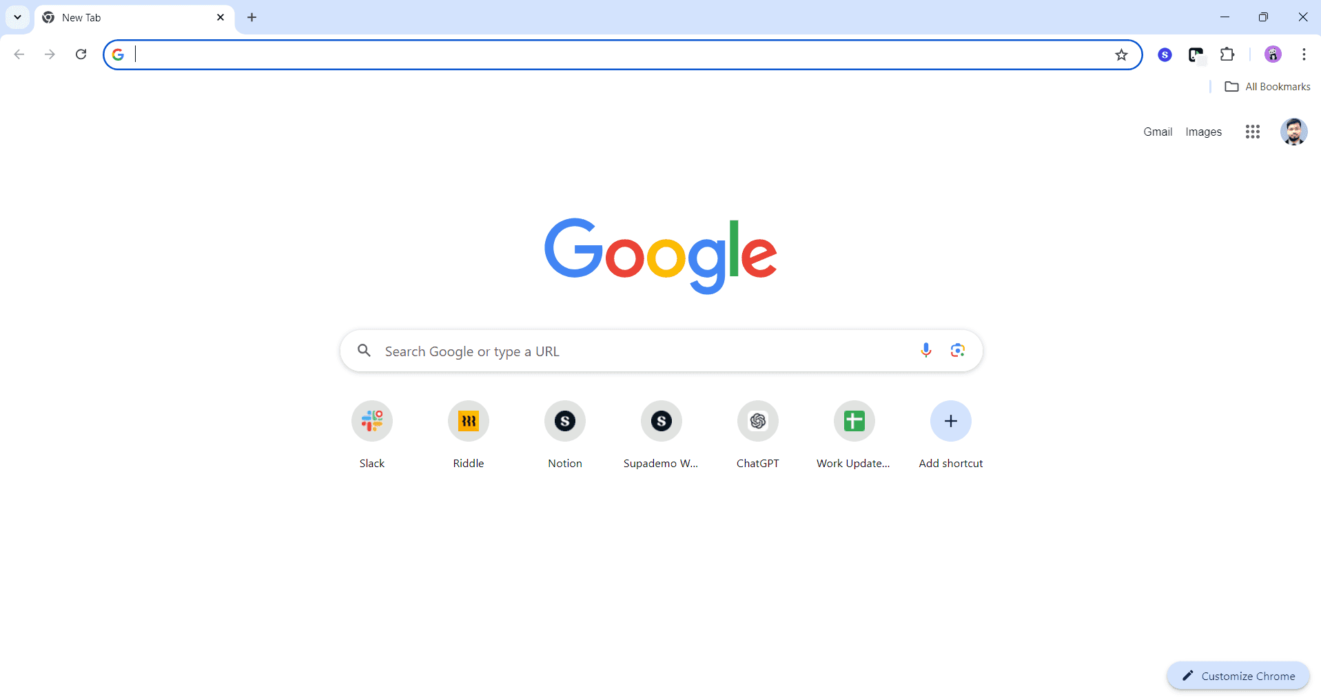 Open Chrome settings menu