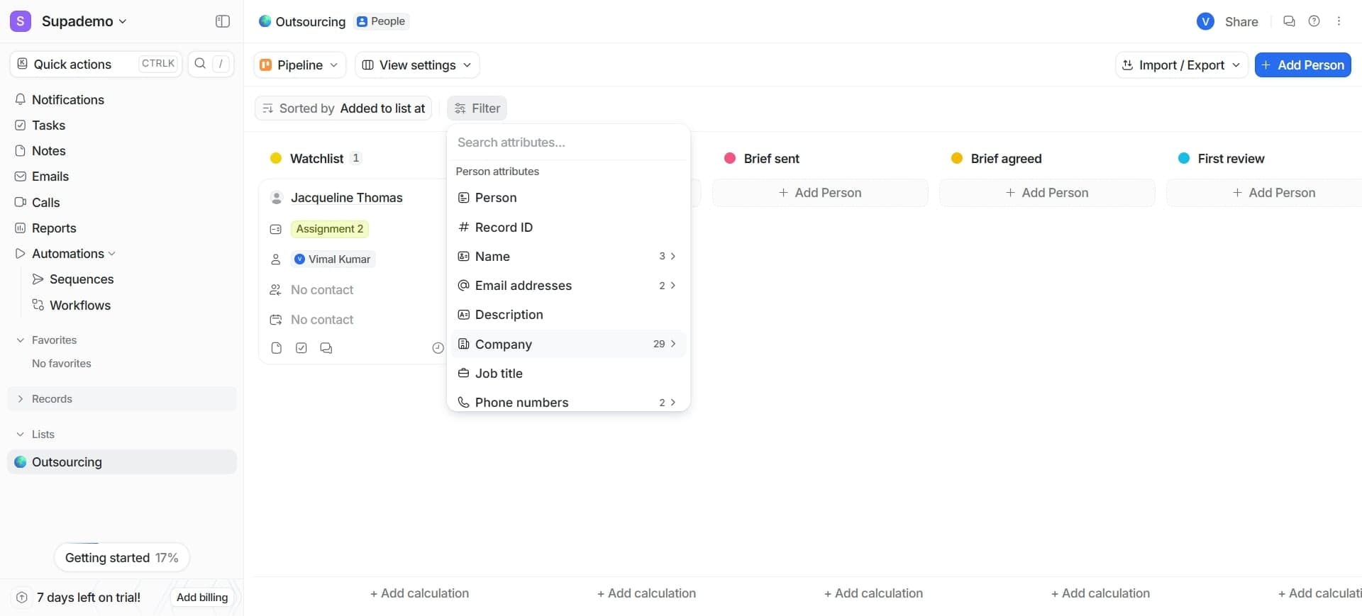 Customize list views for different needs