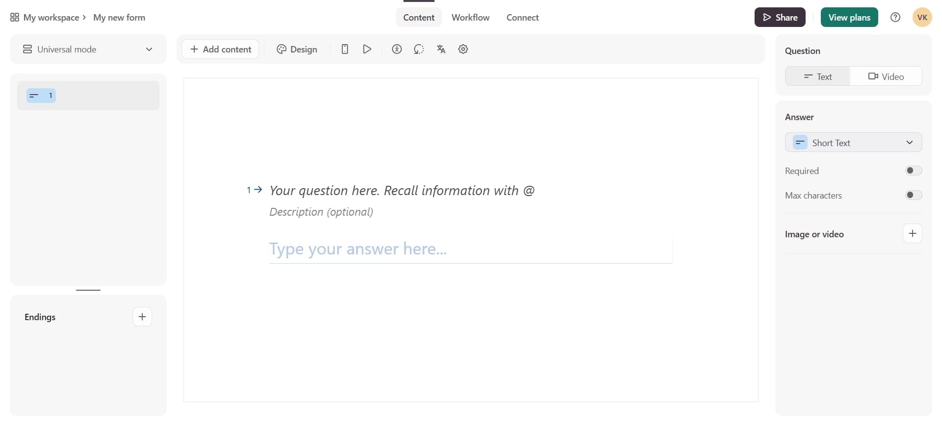 Design your form's appearance