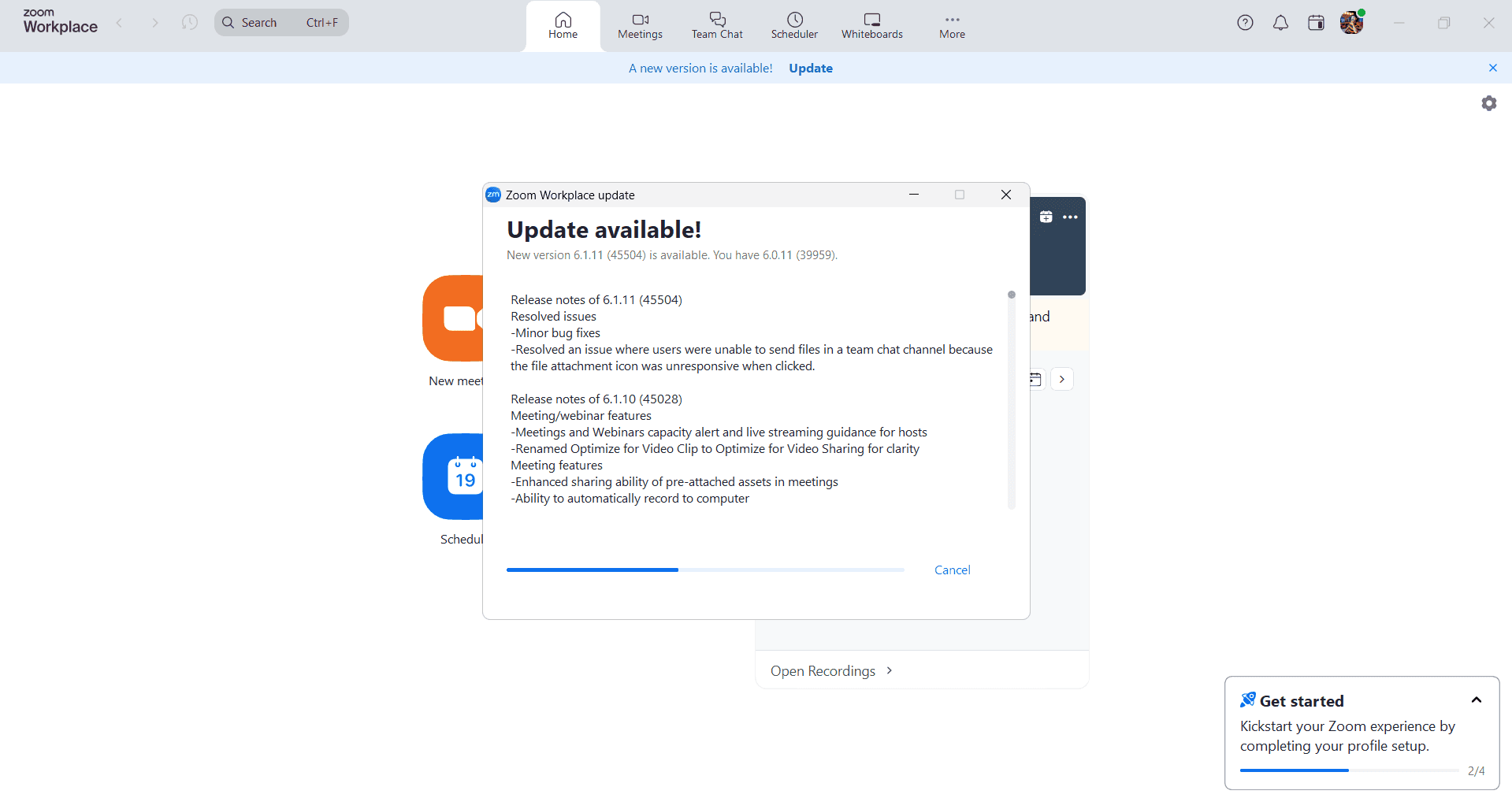 Review update details