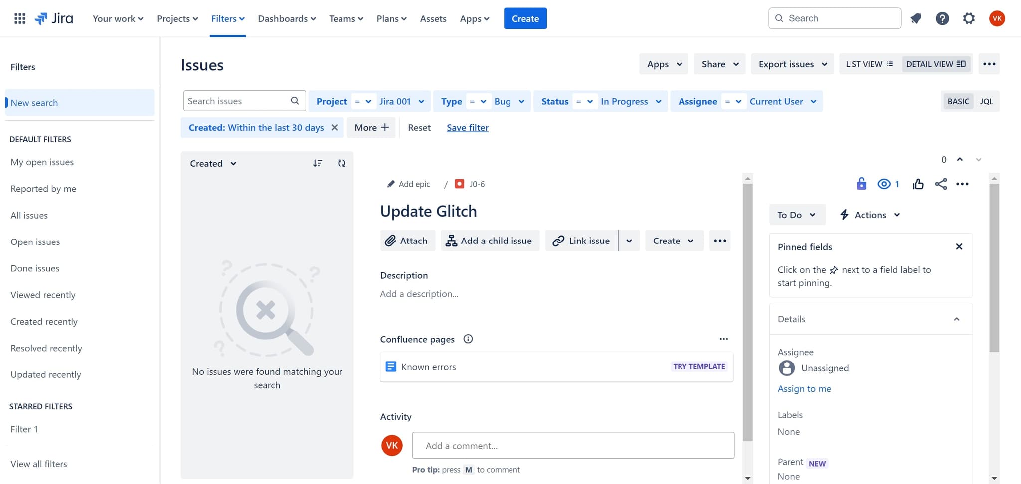 Save your new filter