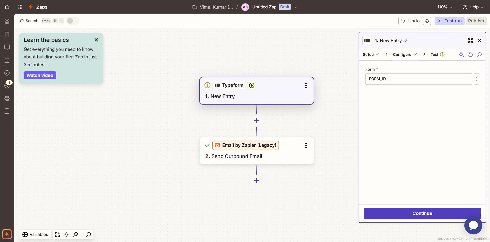 Review and save settings