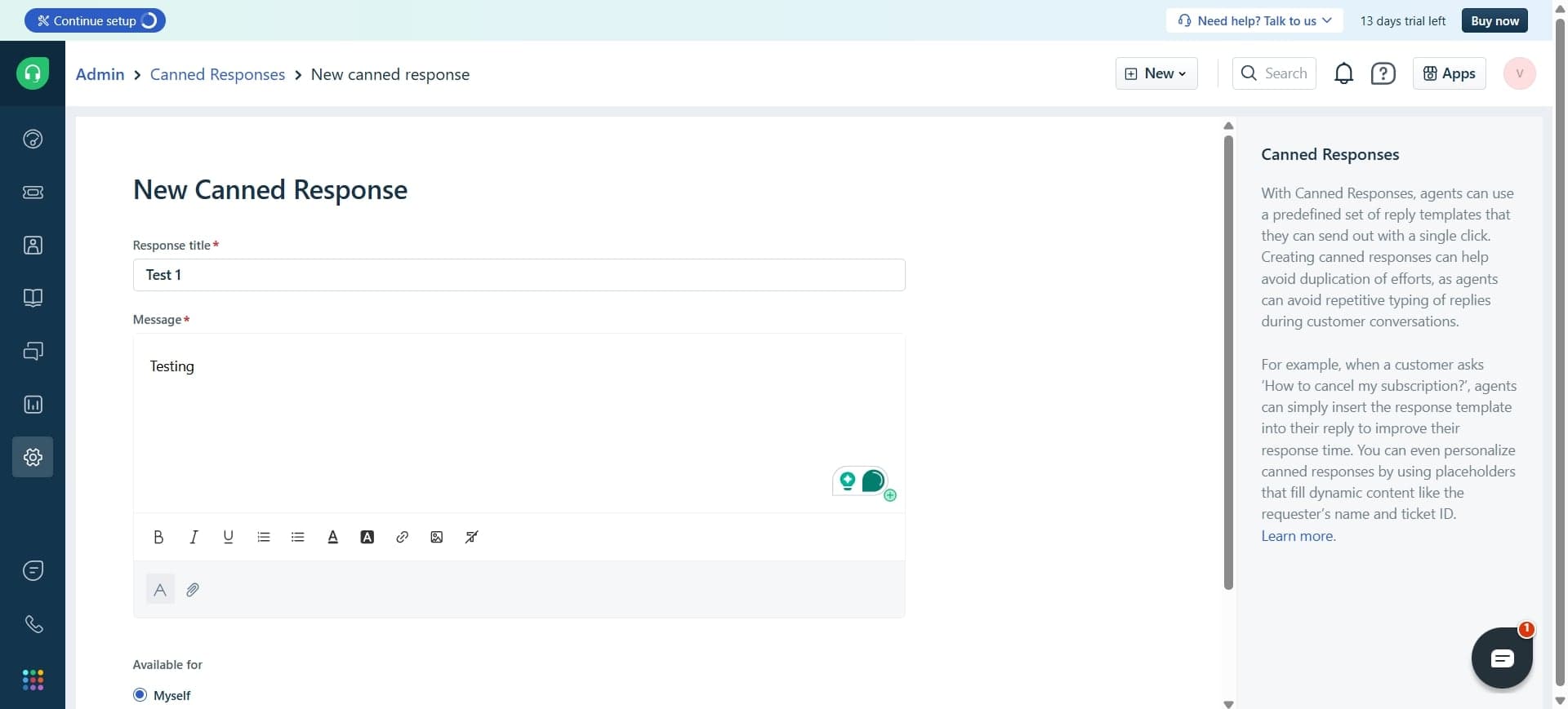 Assign the response to groups