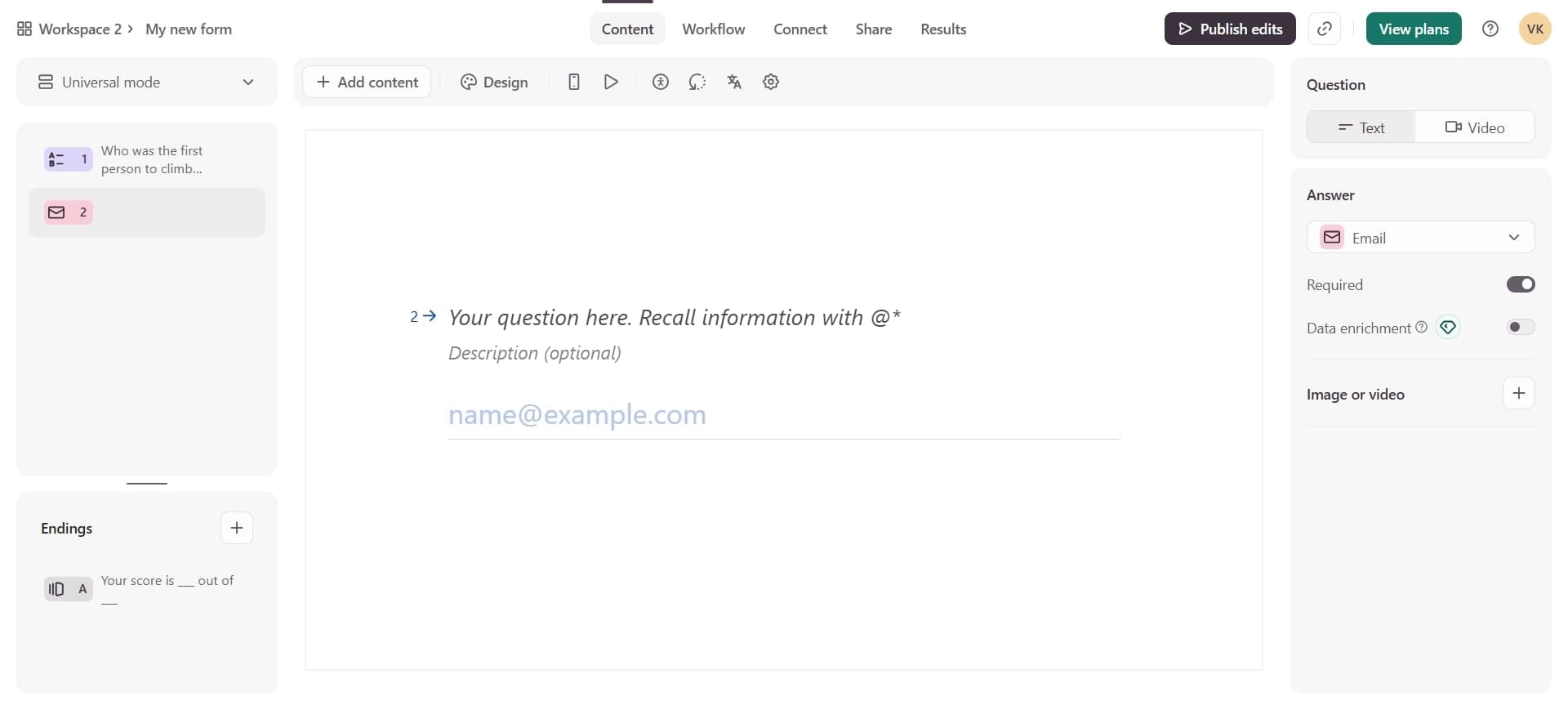 Test and publish your form