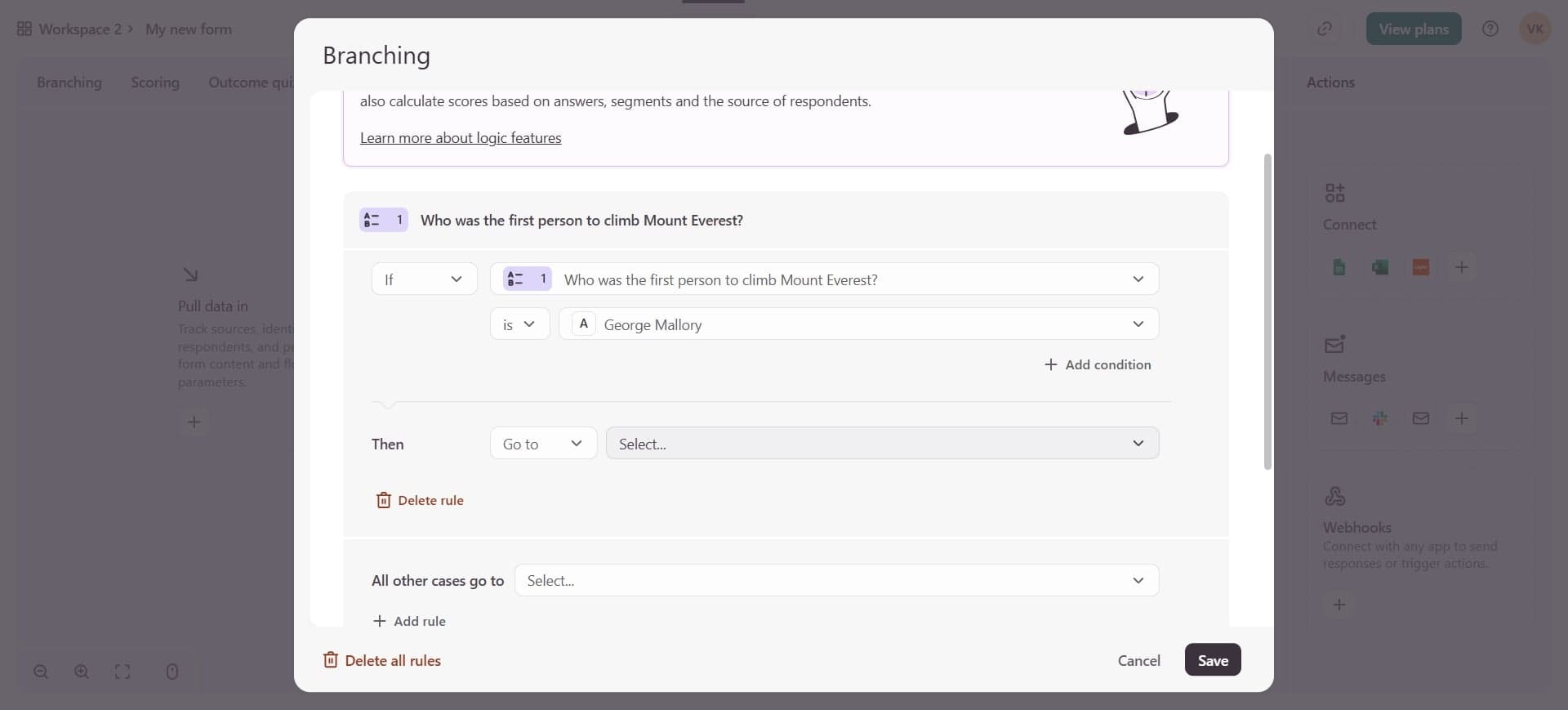 Add additional logic rules