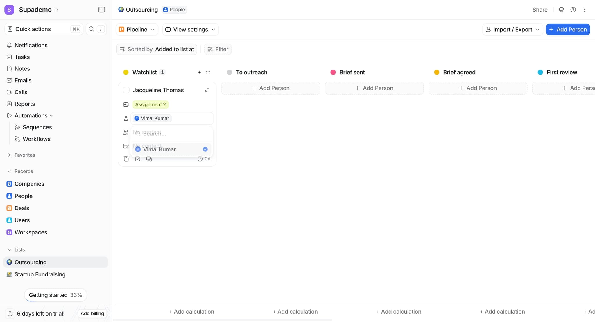 Monitor live updates from teammates