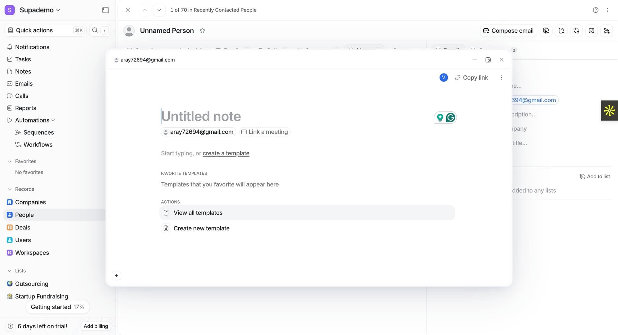 Enter your note content