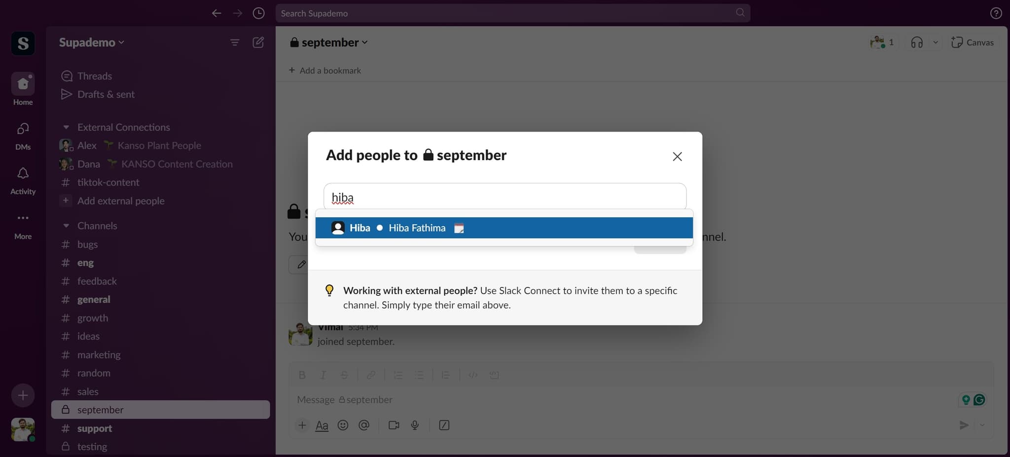 Select the first member