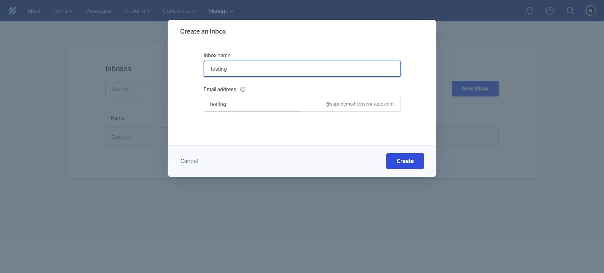 Assign team members to the inbox