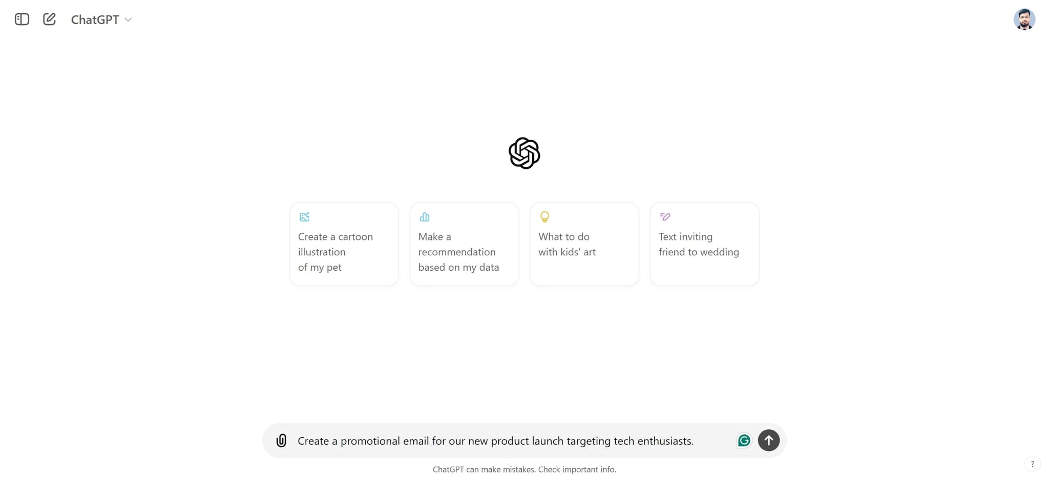Review generated content