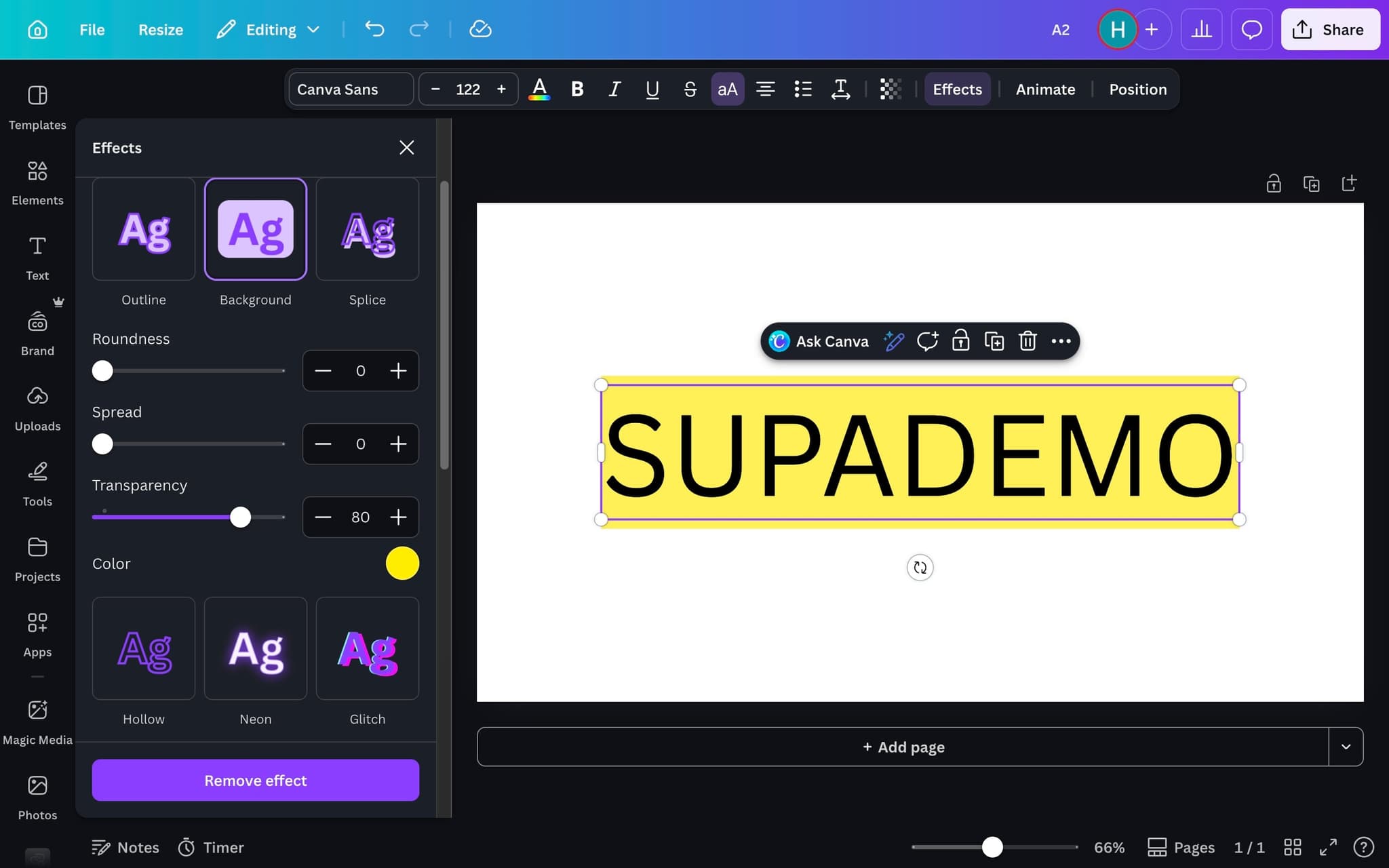 Your highlighted text is ready