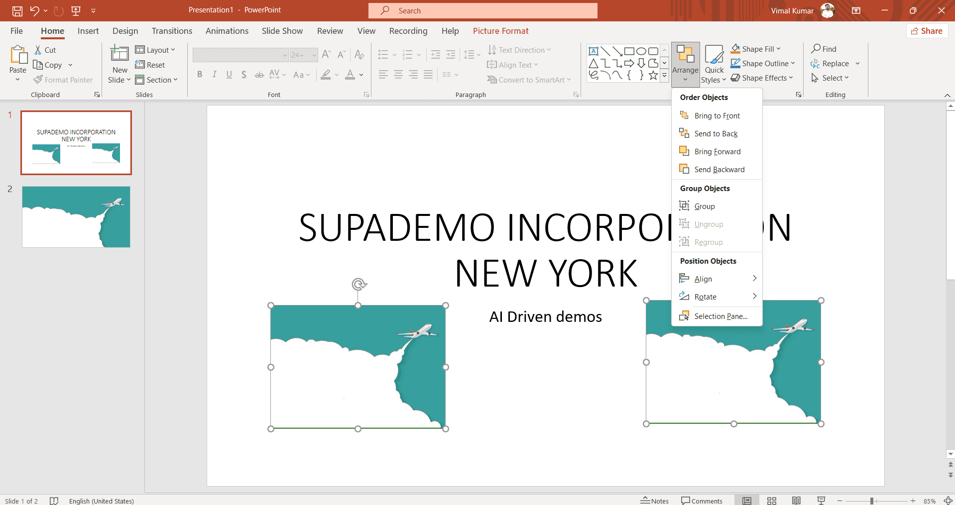 Apply the Group Command