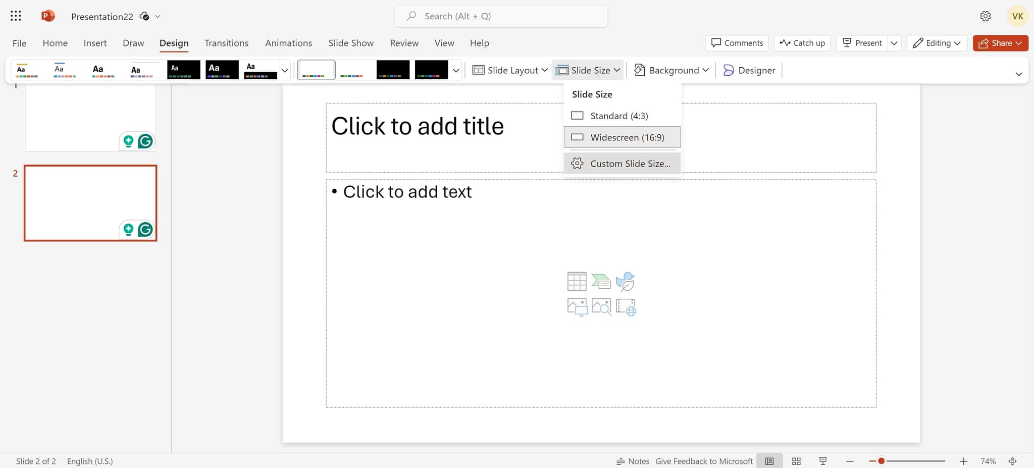 Confirm content scaling