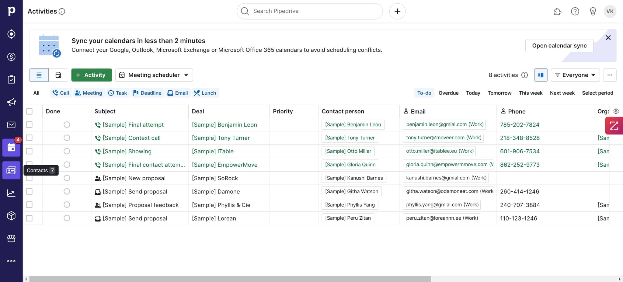 Organize file attachments