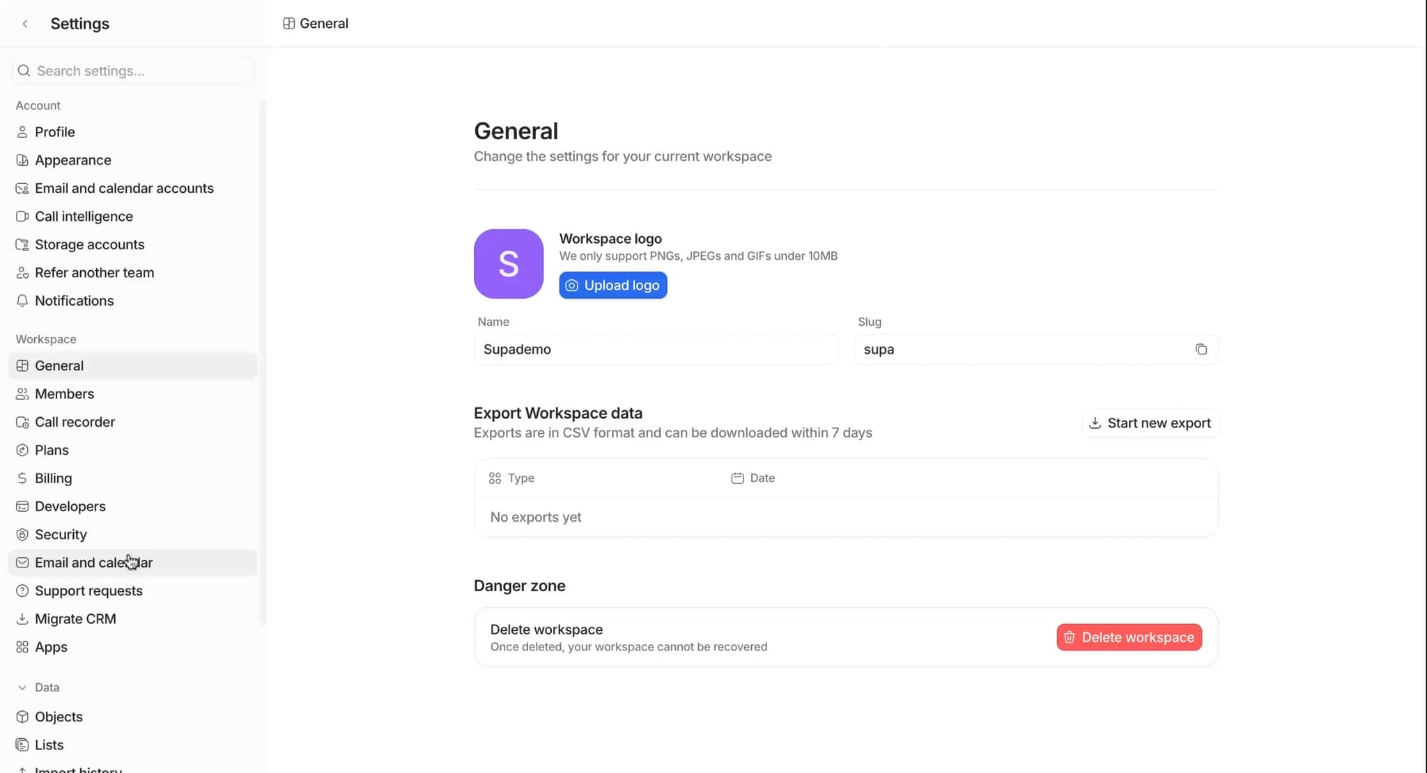 Select your desired integration