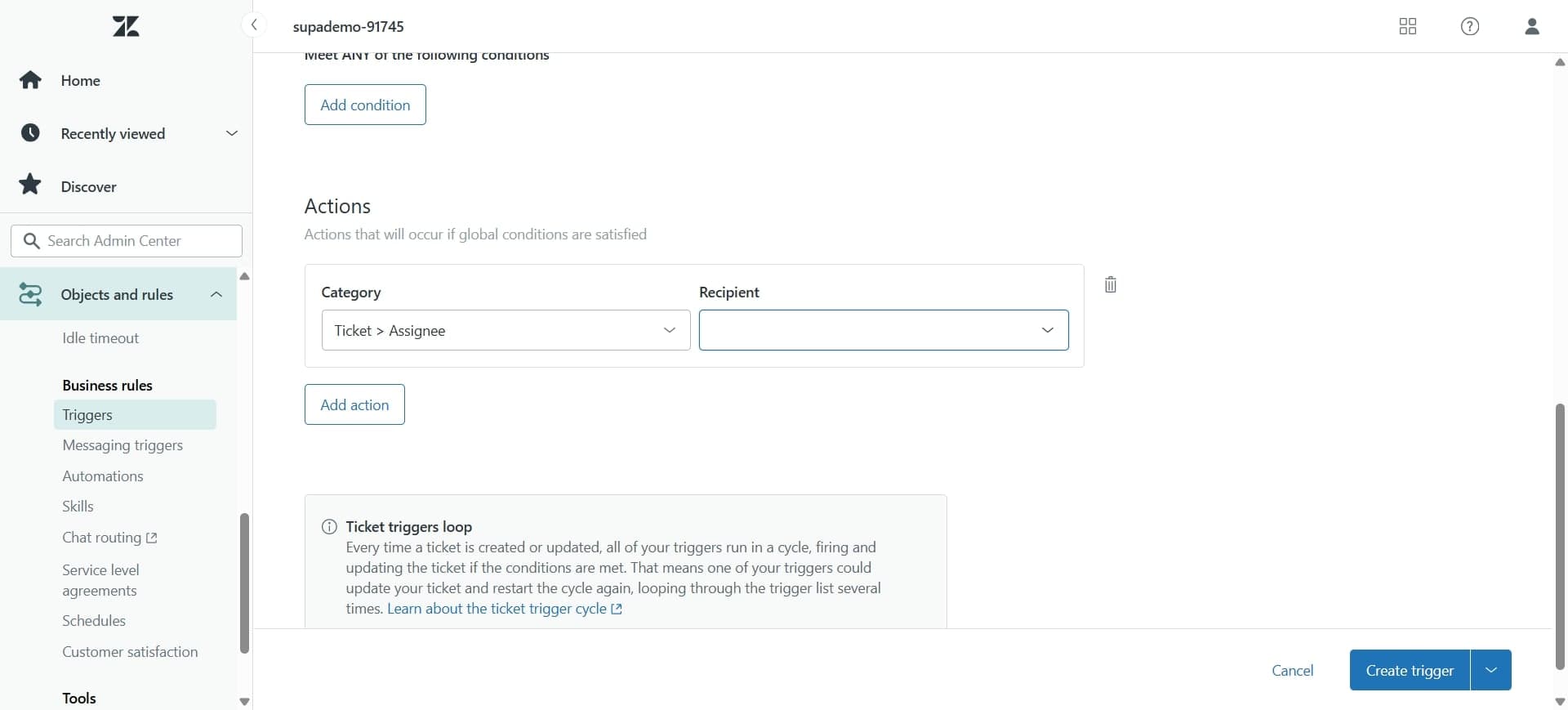 Monitor assignment metrics