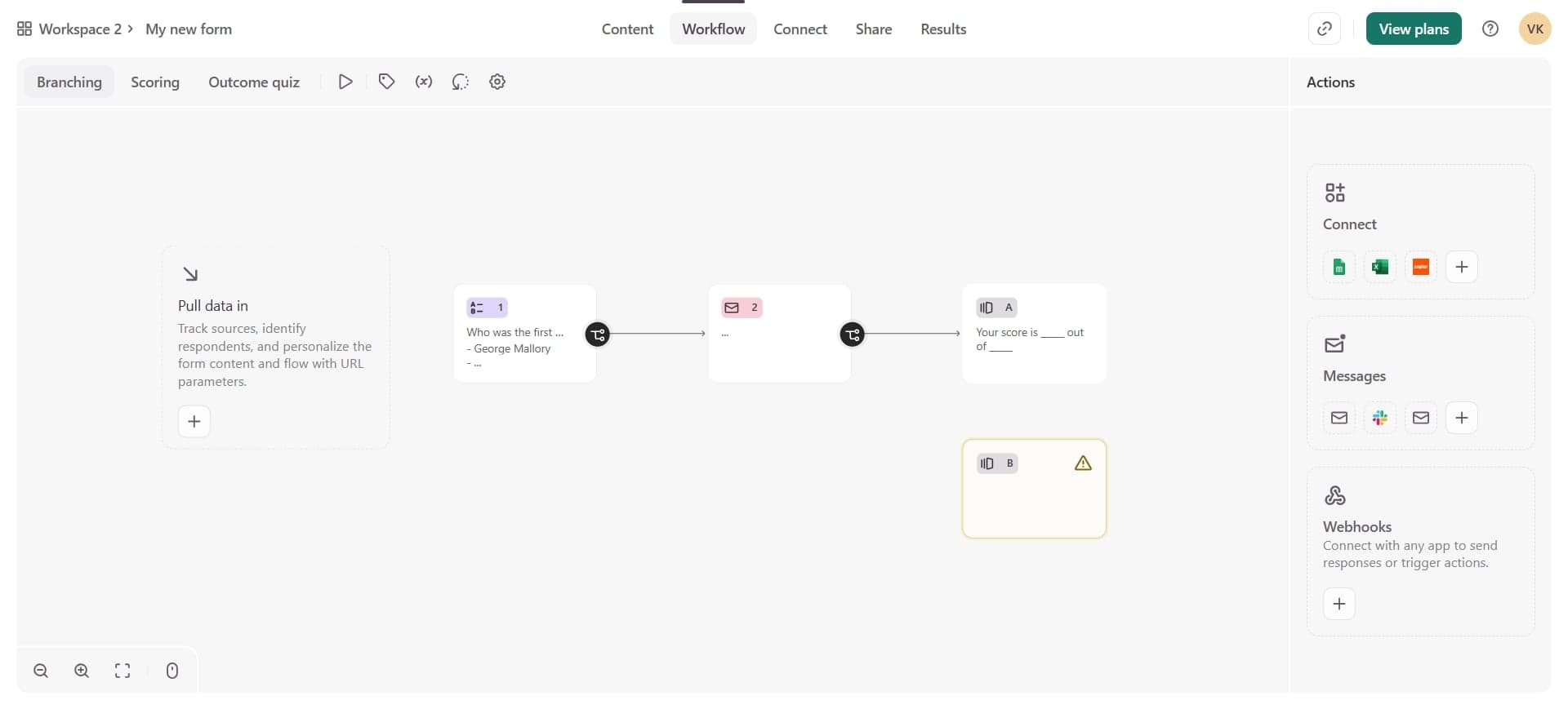 Access the logic settings