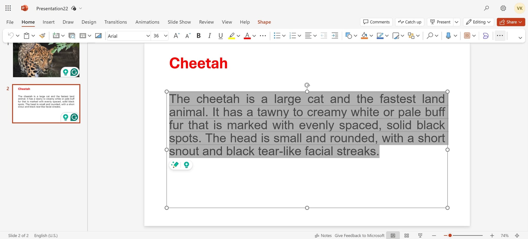 Open the paragraph dialog