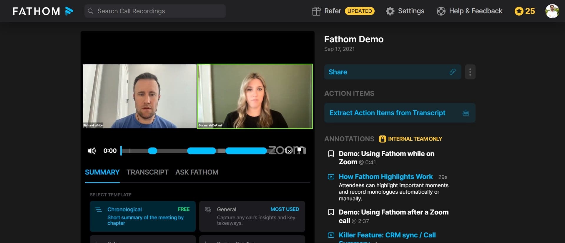 Wait for summary generation