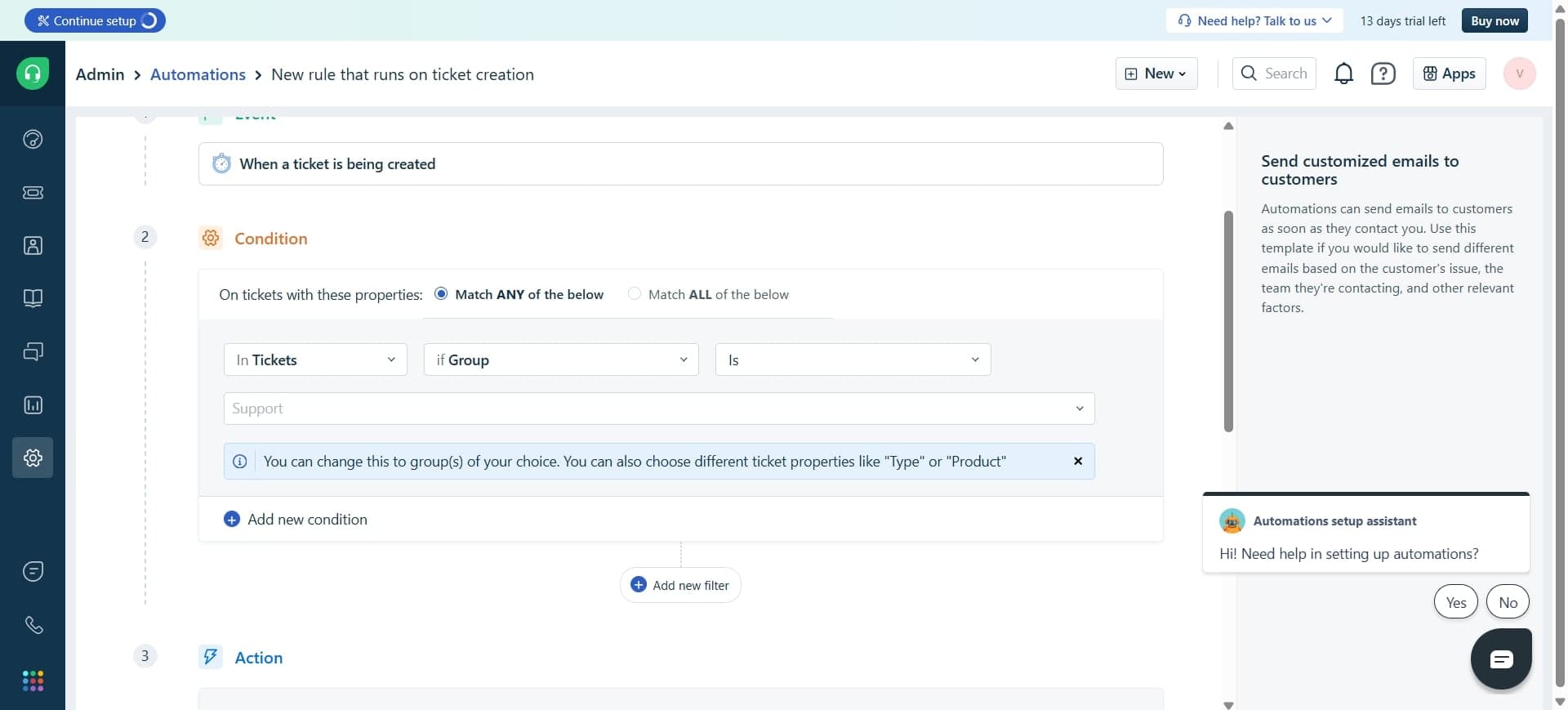 Configure time-based automation triggers