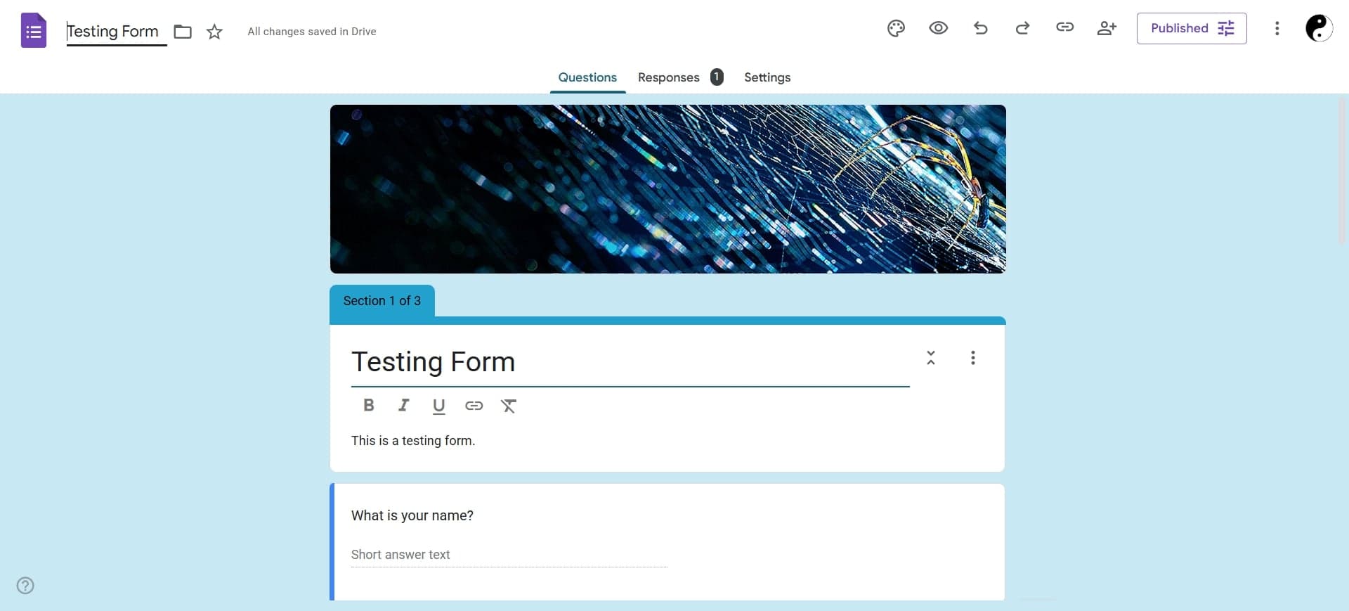 Add a title and description