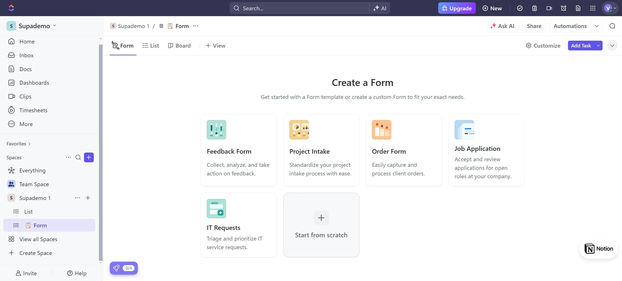 Configure response handling