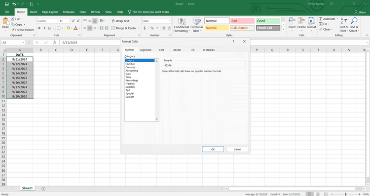 How to Change Date Format in Excel | Step-by-Step
