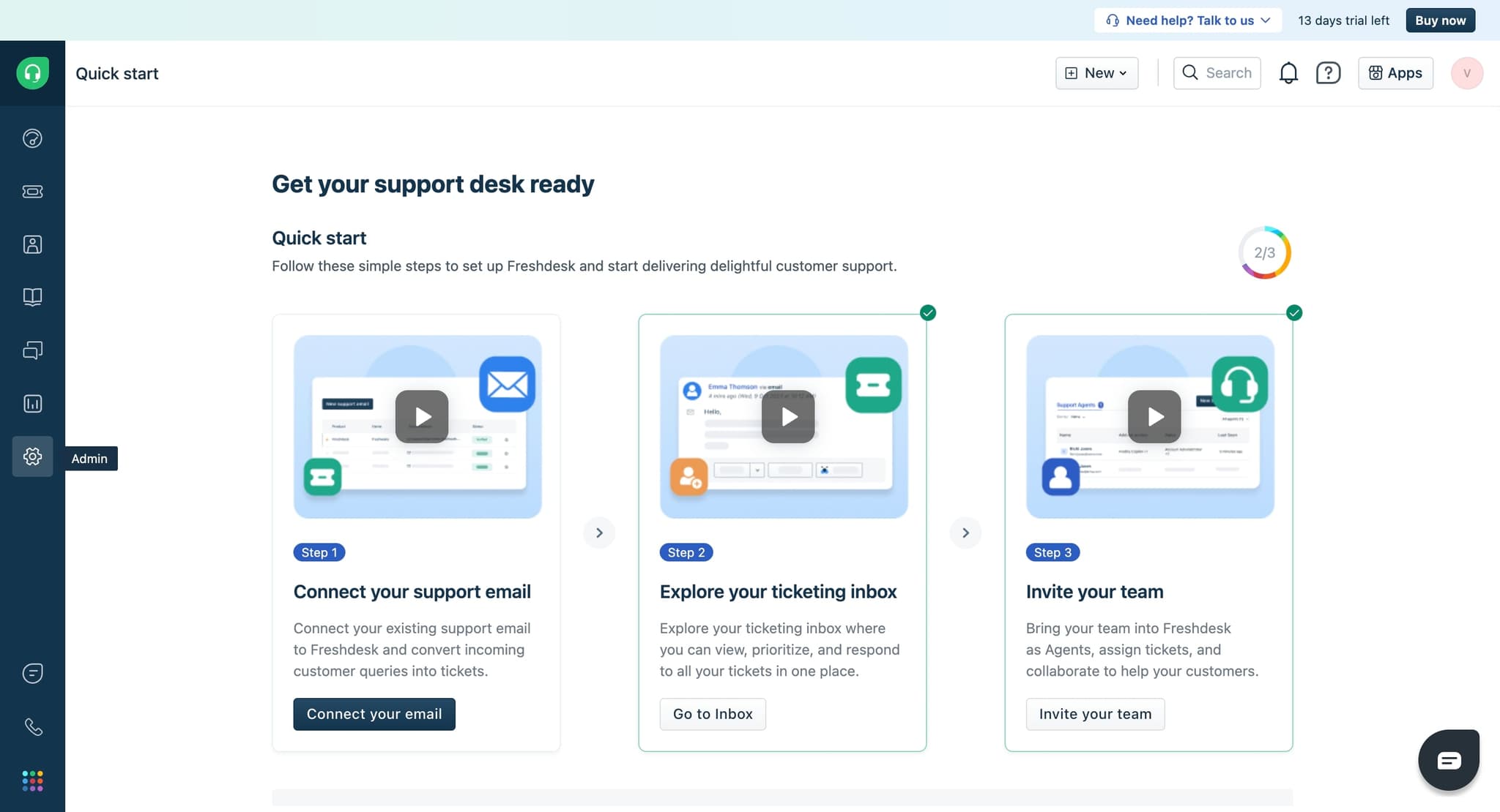 Access the automation settings