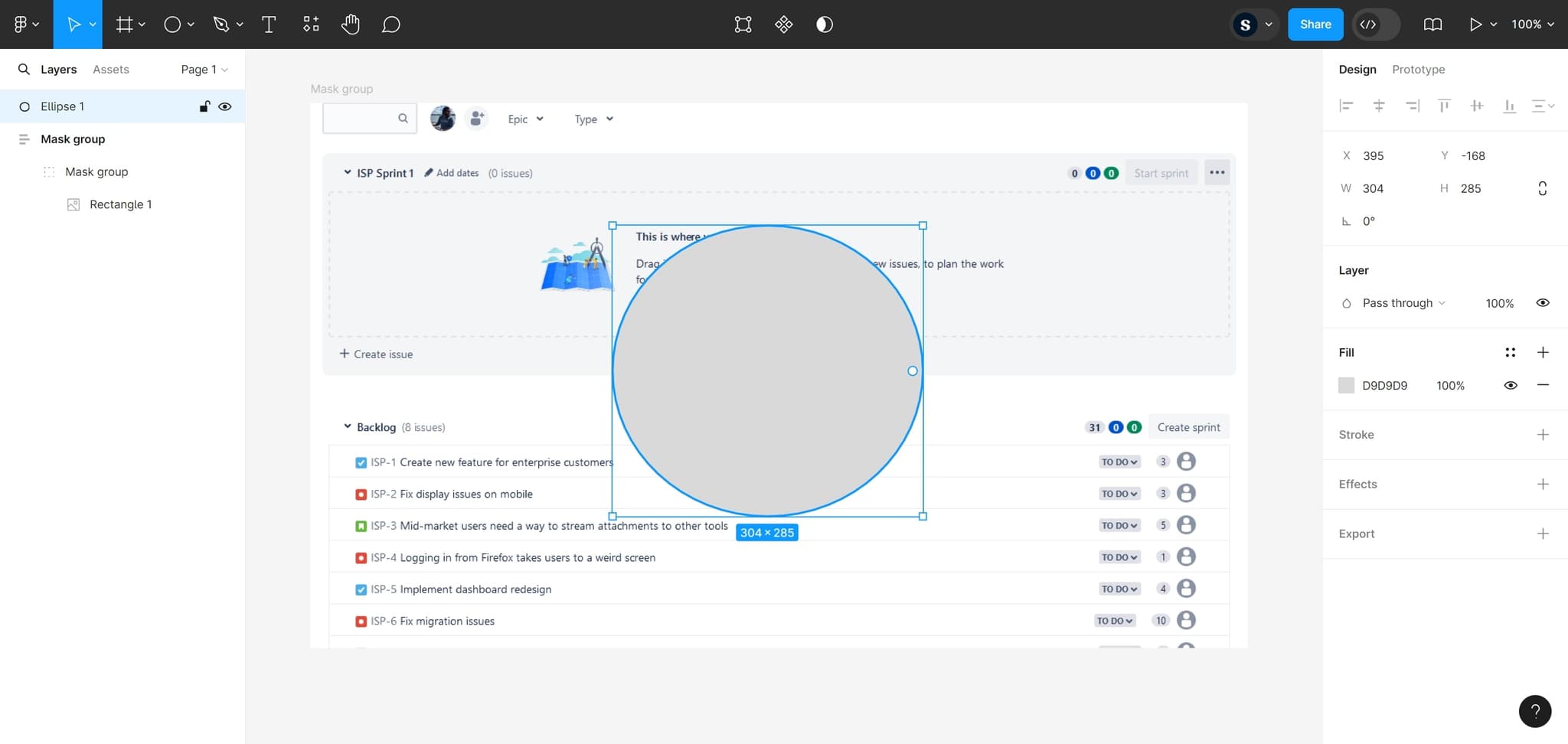 Select the target element