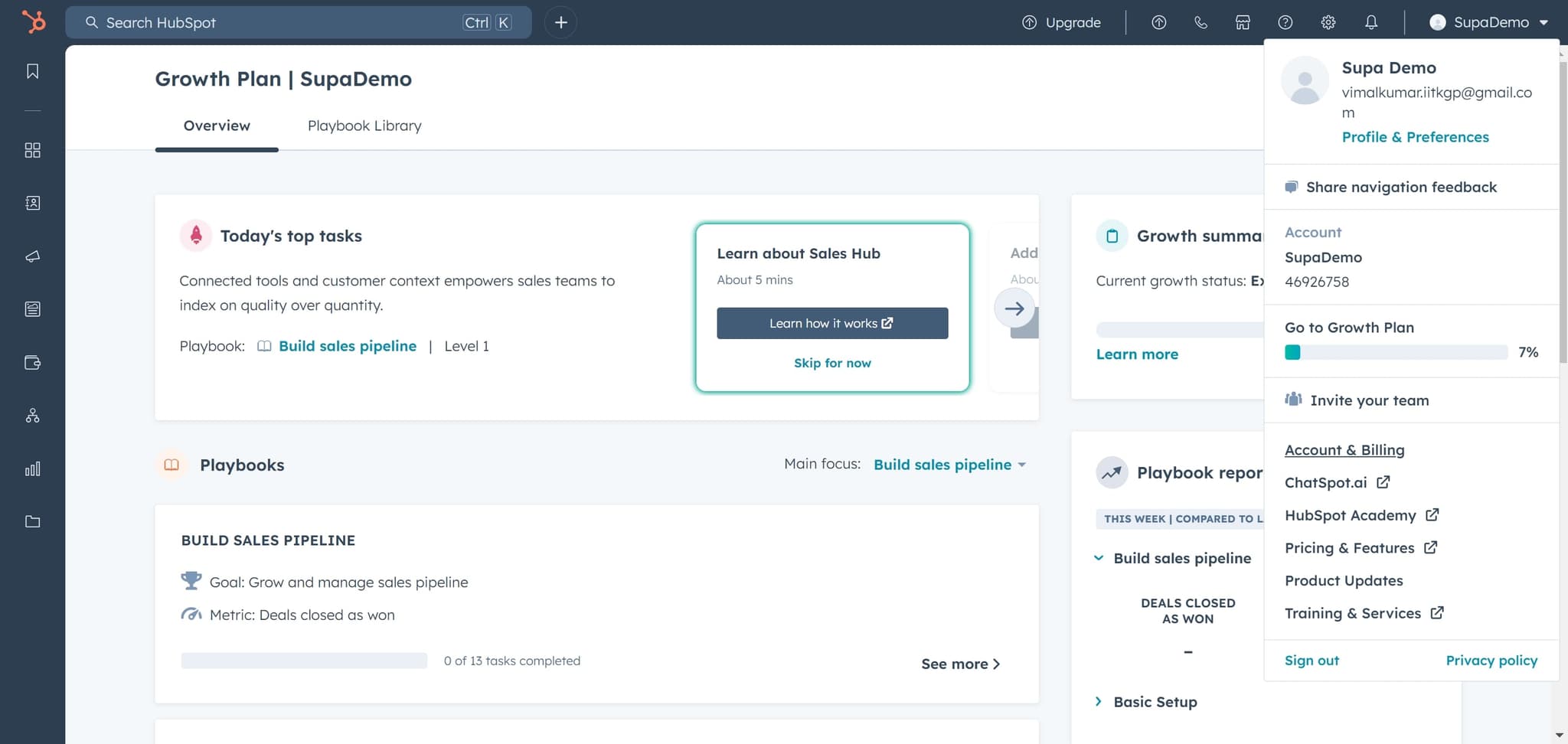 Click on Account & Billing