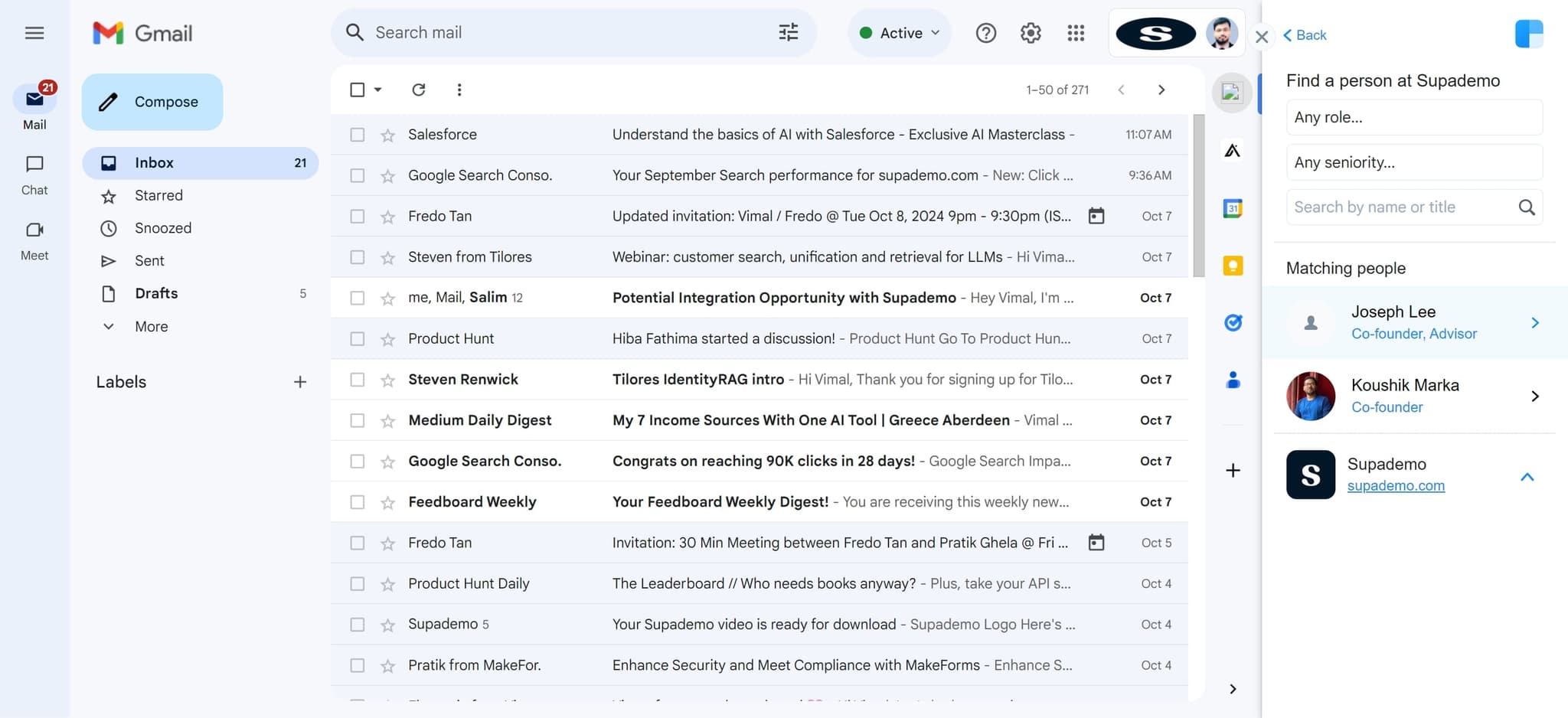 Access contact details