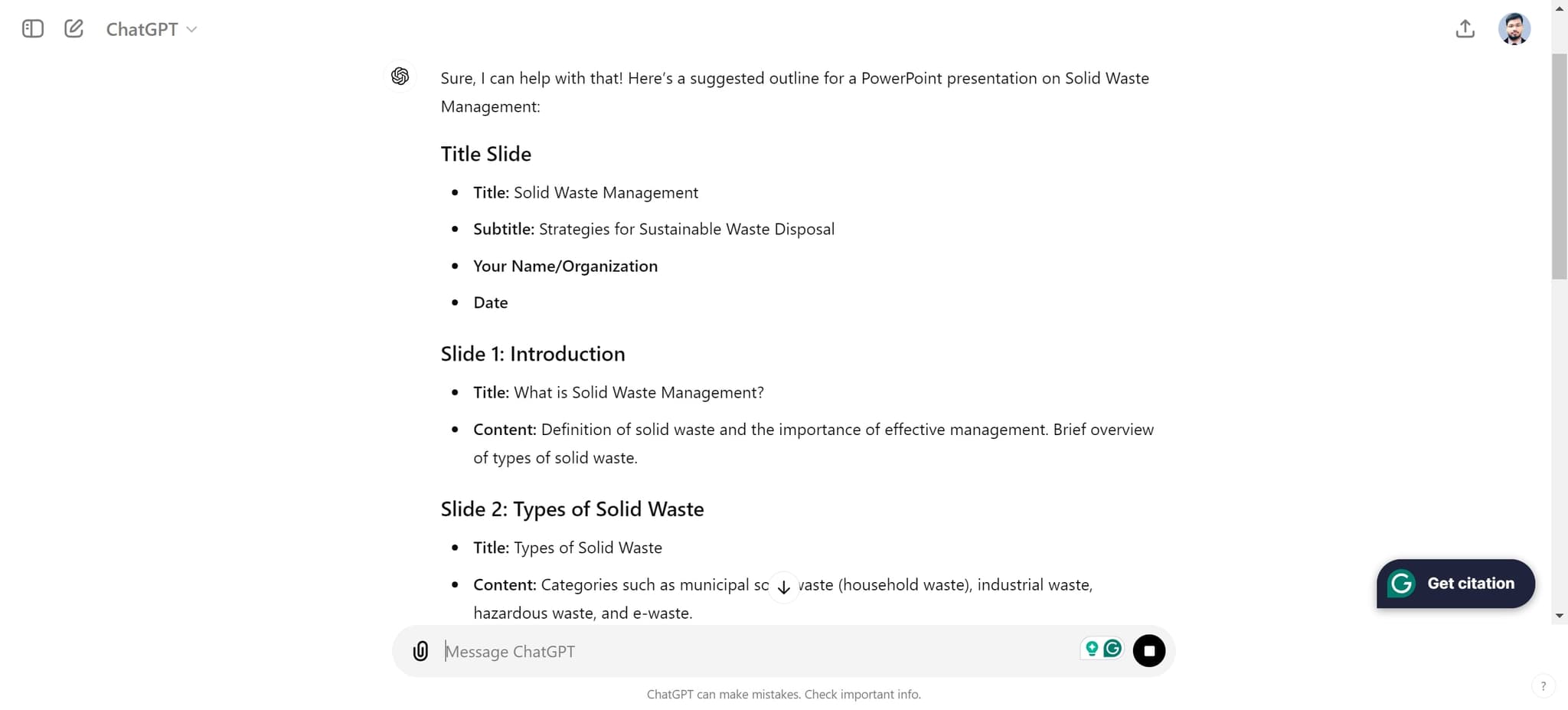 Review and Refine Generated Content