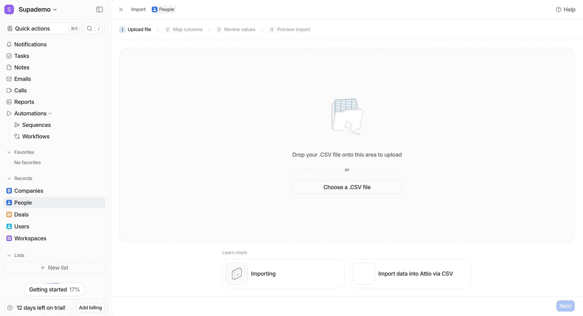 Review source fields