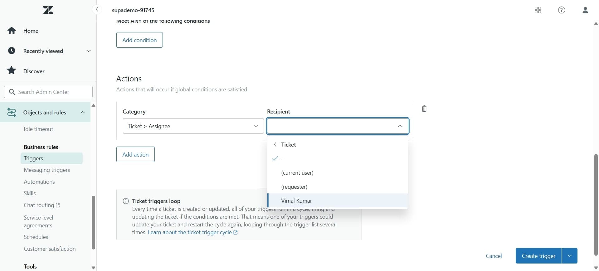 Adjust conditions if needed