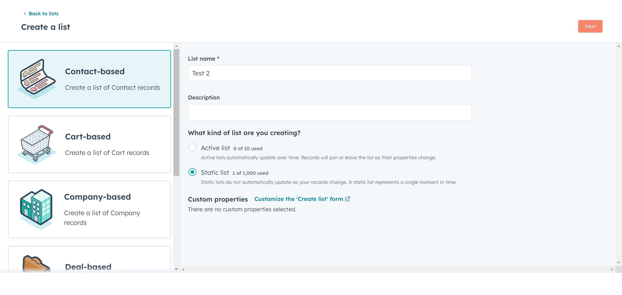 Proceed to the next step