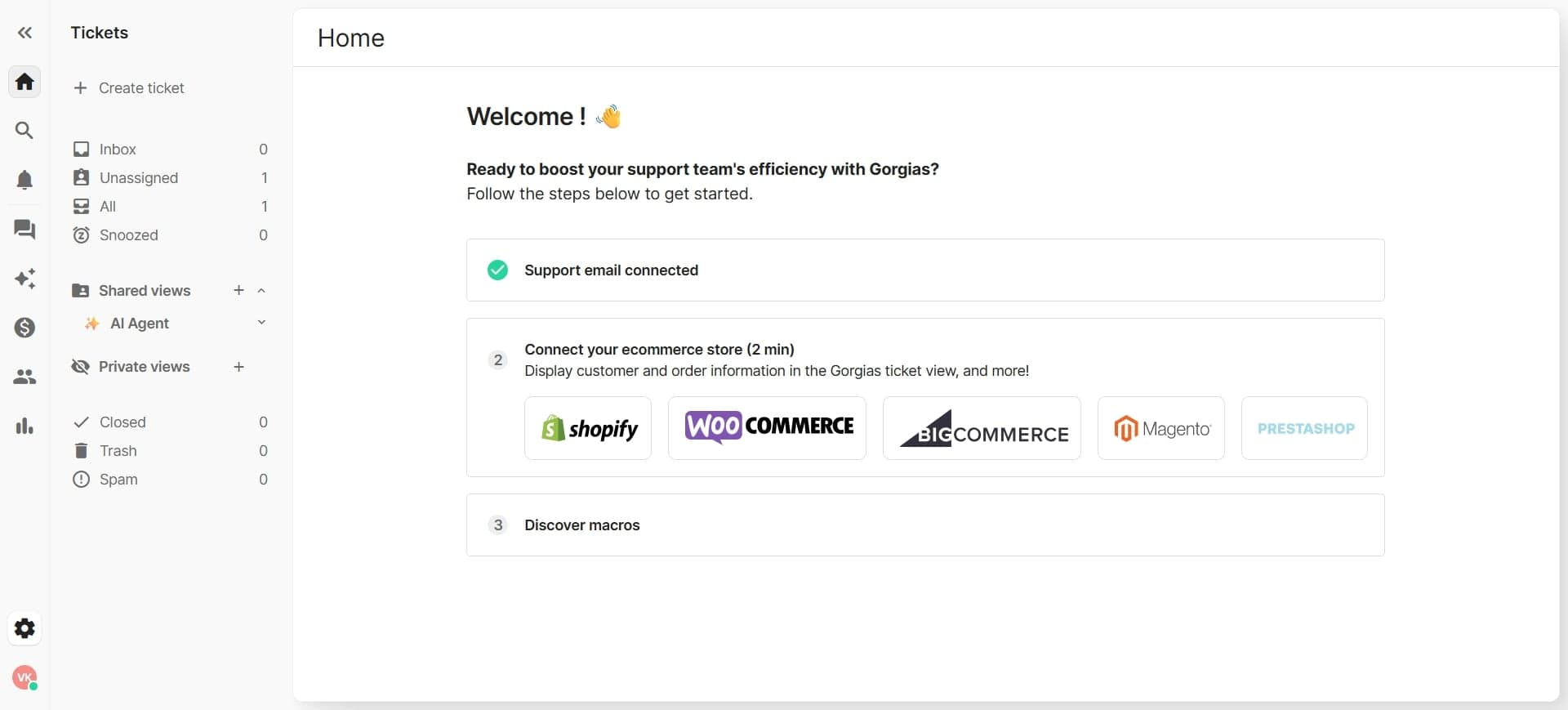 Navigate to autoresponder settings