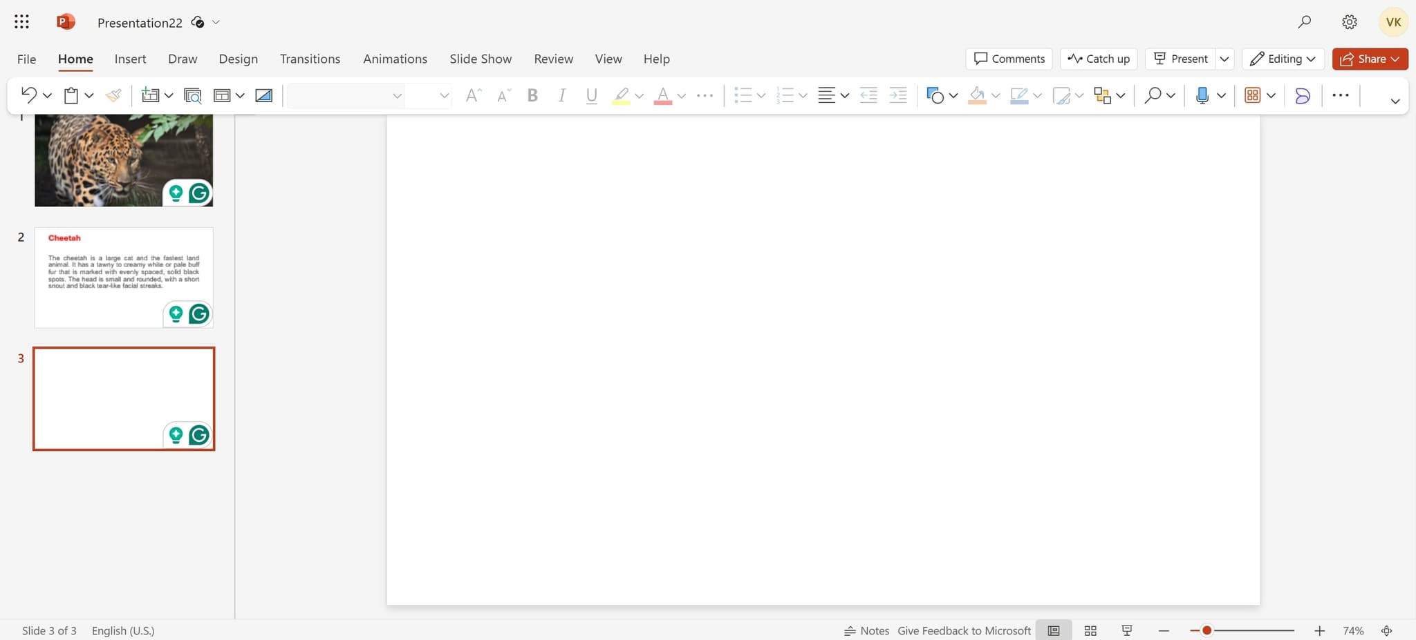 Access the Insert menu