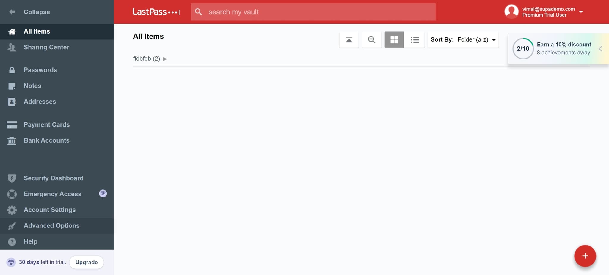 Click on Advanced Options