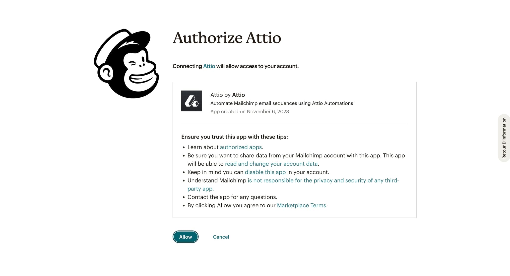 Enable the integration