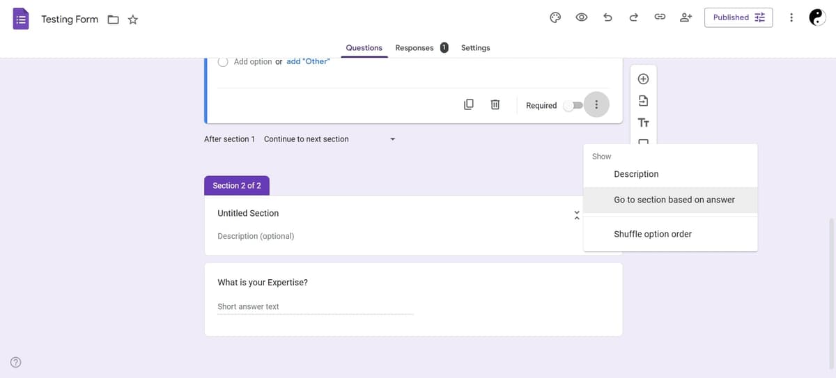 How to Add Conditional Logic to Google Forms