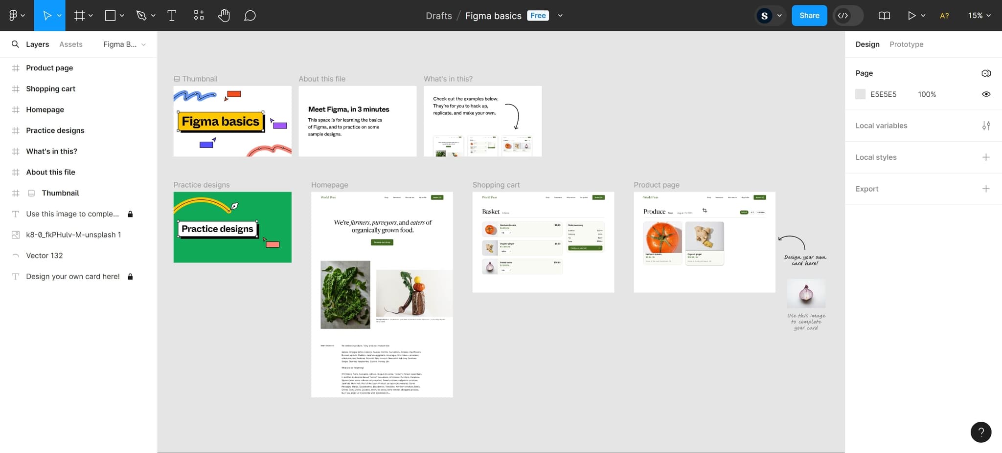 Access the file menu
