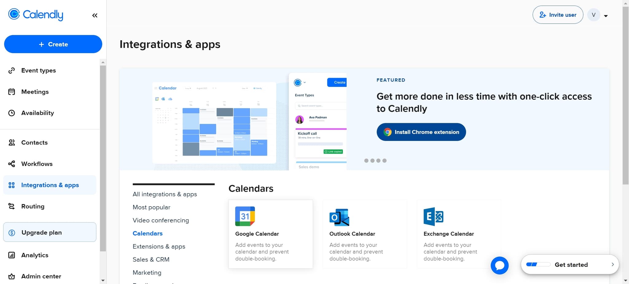 Click on Google Calendar