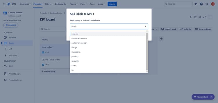 How to Create a Label in Jira | Tutorial