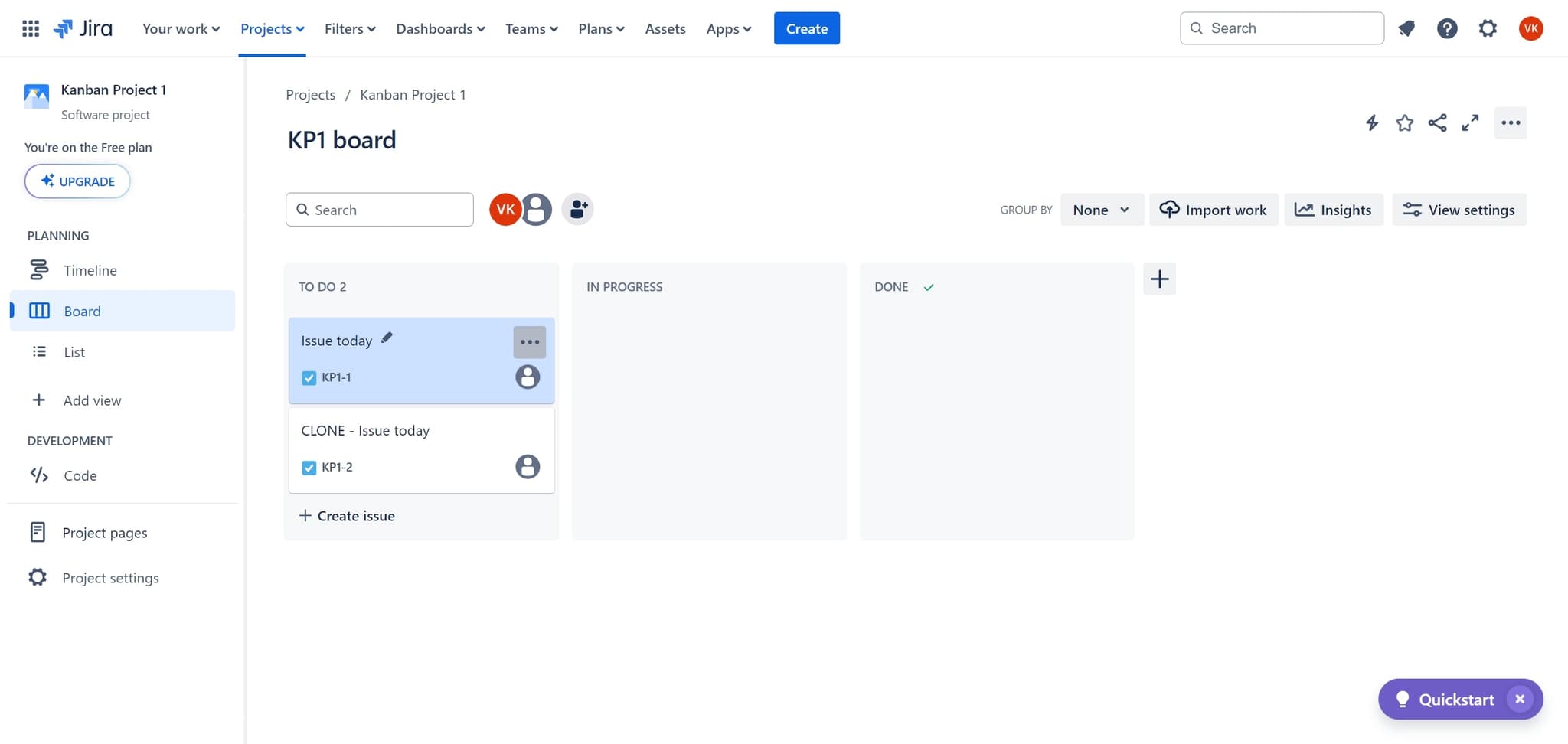 Navigate to the labels section